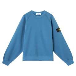 Sweatshirts^Stone Island Crewneck Sweatshirt Blå