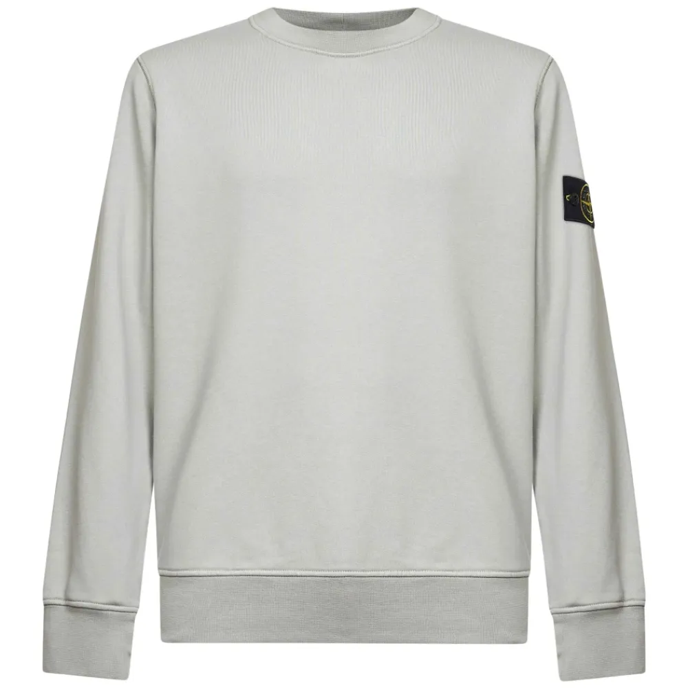 Trøjer|Sweatshirts^Stone Island Crewneck Sweatshirt Grøn