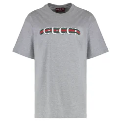 T-Shirts<Gucci Crew-neck T-shirt Grå