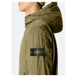 Skaljakker^Stone Island Crinkle Reps Jacket Grøn