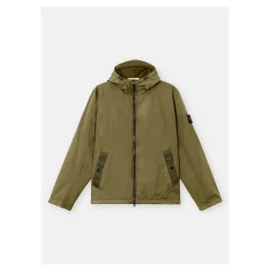 Skaljakker^Stone Island Crinkle Reps Jacket Grøn