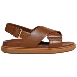 Sandaler<Marni Crisscross Fussbett Sandal Brun