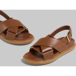 Sandaler<Marni Crisscross Fussbett Sandal Brun