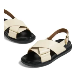 Sandaler<Marni Crisscross Sandal Beige