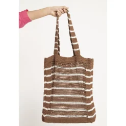 Indkøbstasker^Faithfull the brand Crochet Tote Bag Brun