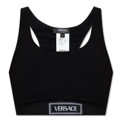 T-Shirts & Toppe^Versace Crop Top Sort