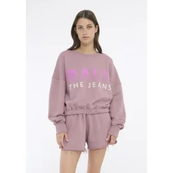 Sweatshirts<Ball Cropped Sweatshirt Wistful Mauve Pink