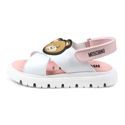 Sandaler^Moschino Cross-strap Platform Sandal Hvid