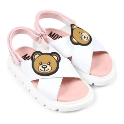 Sandaler^Moschino Cross-strap Platform Sandal Hvid