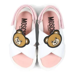 Sandaler^Moschino Cross-strap Platform Sandal Hvid