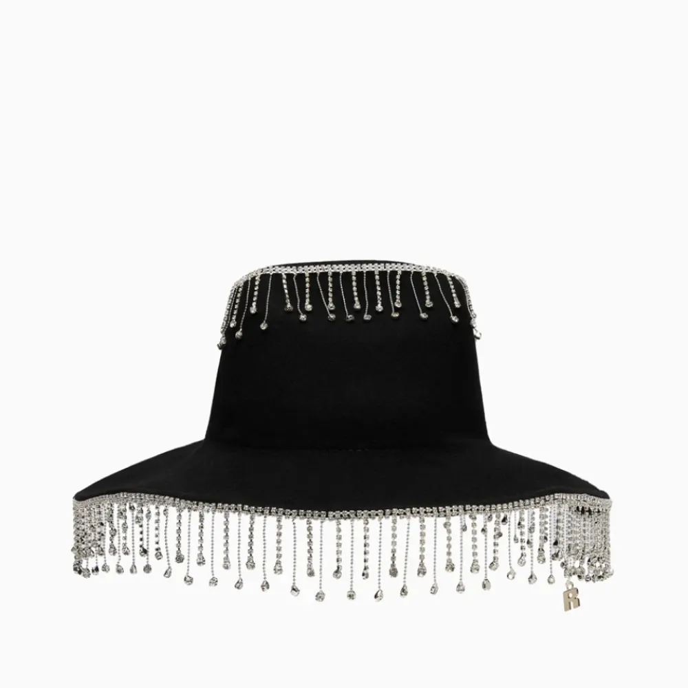 Huer & Kasketter<ROTATE Birger Christensen Crystal Cowboy Hat Sort