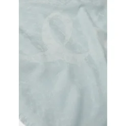 Tørklæder<Lala Berlin Cube Camille Soft Cotton Scarf Blå