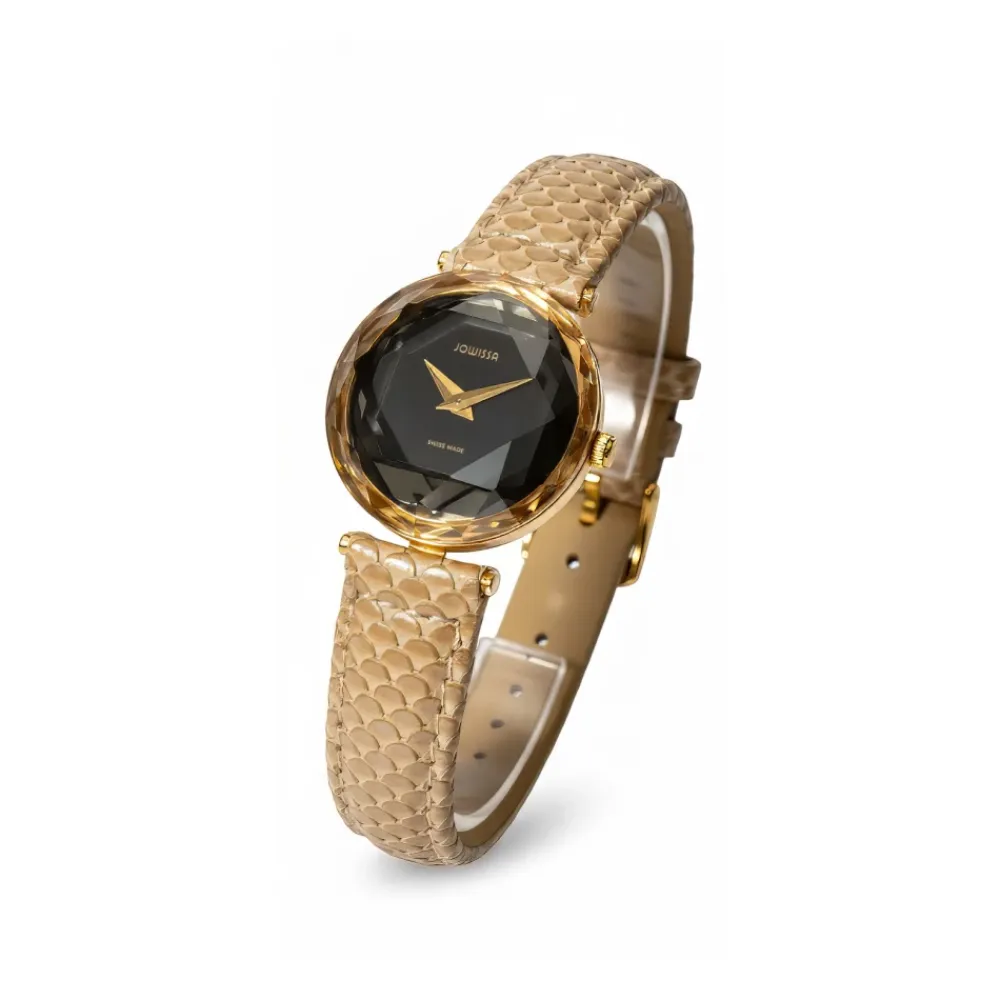 Ure<Jowissa Cubic Zirconia J6.053.S Watch Beige