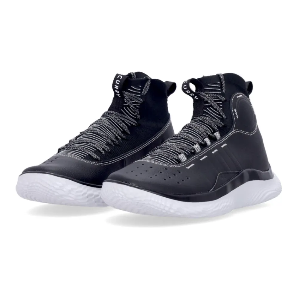 Træningssko<Under Armour Curry 4 Høj Top Basketball Sko Sort