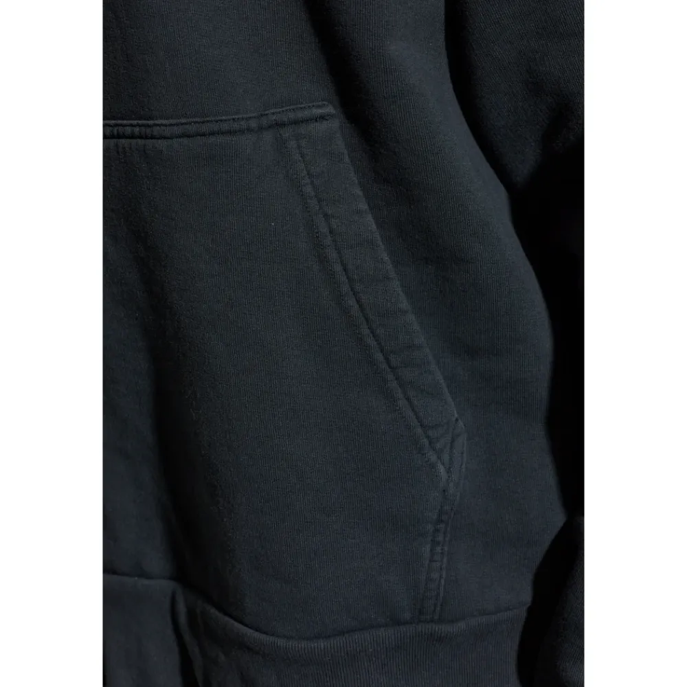 Trøjer<Balenciaga Cursive Oversized Hættetrøje Sort