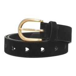 Bælter<FABIENNE CHAPOT Cut It Out Heart Belt Sort