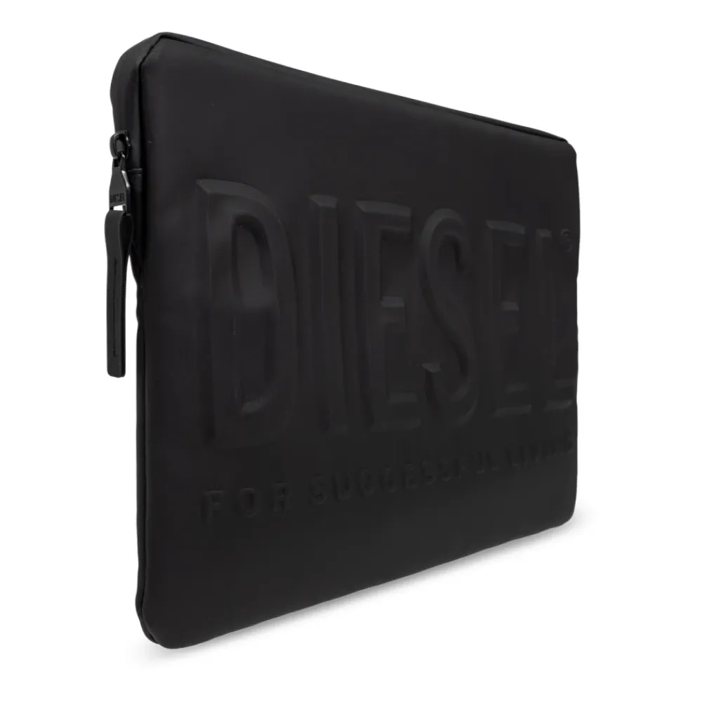 Laptop Tasker<Diesel 3D Biscotto Laptop Sleeve Sort