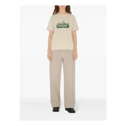 T-Shirts<Burberry Daisy Logo Print Bomulds T-shirt Beige