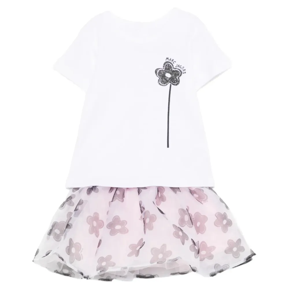 Bodystocking & Sæt^Marc Jacobs Daisy Tulle Skirt Set Multifarvet