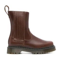 Chelsea Boots<Dr. Martens Dame Læder Ankelstøvler Brun