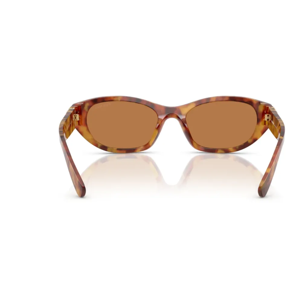 Solbriller^Miu Miu Dame solbriller firkantet stil Brun