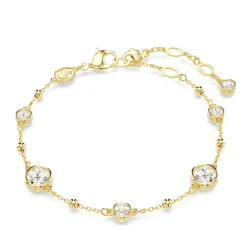 Smykker<Swarovski Damearmbånd Rundskåret Hvid IMBER 5680094 Gul