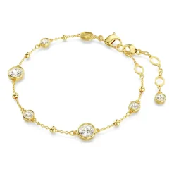 Smykker<Swarovski Damearmbånd Rundskåret Hvid IMBER 5680094 Gul