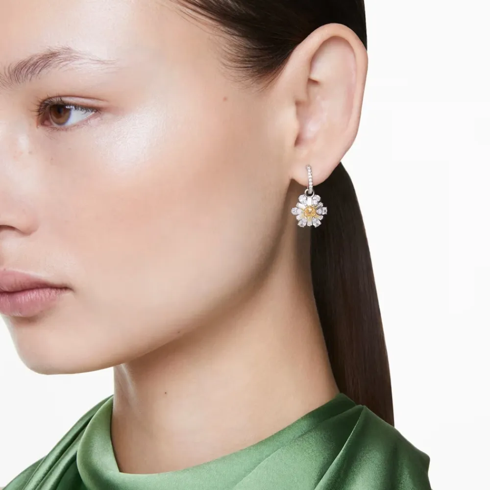 Smykker^Swarovski Dameøreringe Gule IDYLLIA 5683243 Grå