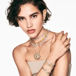 Smykker^Swarovski Dameøreringe Gule IDYLLIA 5683243 Grå