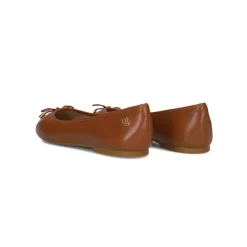 Ballerina Sko^Ralph Lauren Dames Ballerina Jayna Flats Ballet Brun