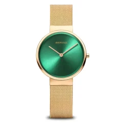 Ure<BERING Dameur Classic 31 mm Armbånd Milanese 14531-338 Gul