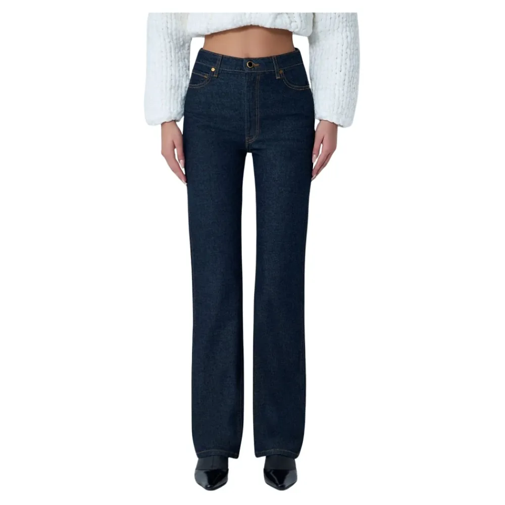Jeans^Khaite Danielle Jeans Sort