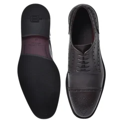 Business Sko^Baldinini Dark brown leather lace-ups Brun