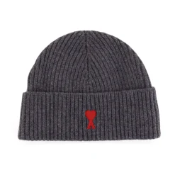 Huer, Kasketter & Hatte^Ami Paris De Coeur Beanie Grå