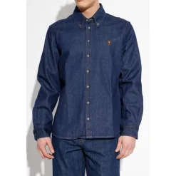 Skjorter^Ami Paris De Coeur Denim Shirt Blå