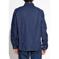 Skjorter^Ami Paris De Coeur Denim Shirt Blå