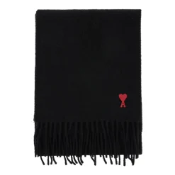 Halstørklæder Og Tørklæder^Ami Paris De Coeur Scarf Sort