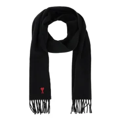 Halstørklæder Og Tørklæder^Ami Paris De Coeur Scarf Sort