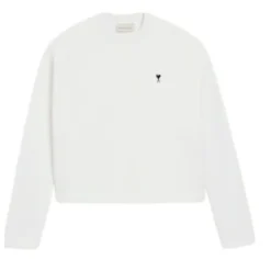 Sweatshirts^Ami Paris De Coeur Sweatshirt Hvid