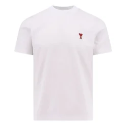 T-Shirts<Ami Paris De Coeur T-shirt Hvid