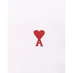 T-Shirts<Ami Paris De Coeur T-shirt Hvid
