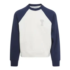 Sweatshirts<Ami Paris De Coeur Two-Tone Sweatshirt Multifarvet