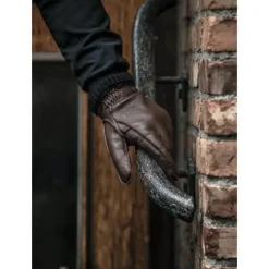 Handsker^Hestra Deerskin Primaloft Rib Handske, Brun