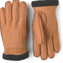 Handsker^Hestra Deerskin Primaloft Rib Tilbehør Brun