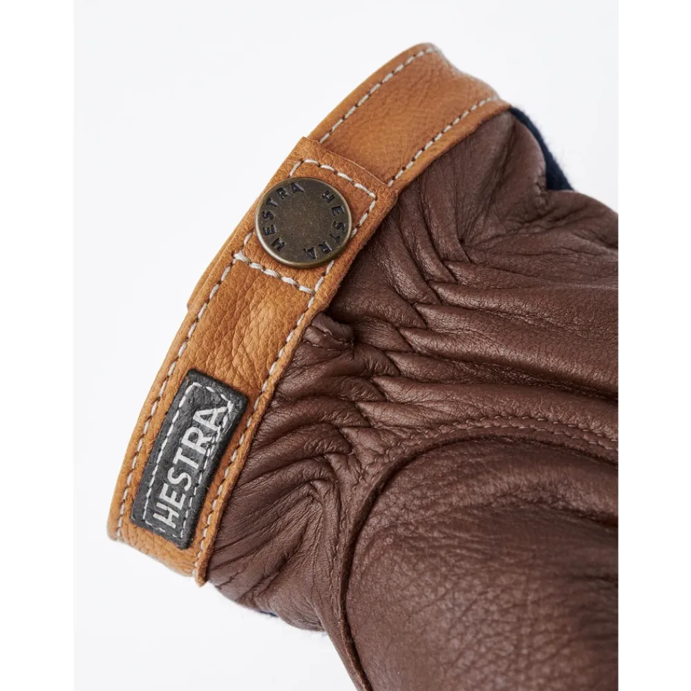 Handsker^Hestra Deerskin Wool Tricot Multifarvet