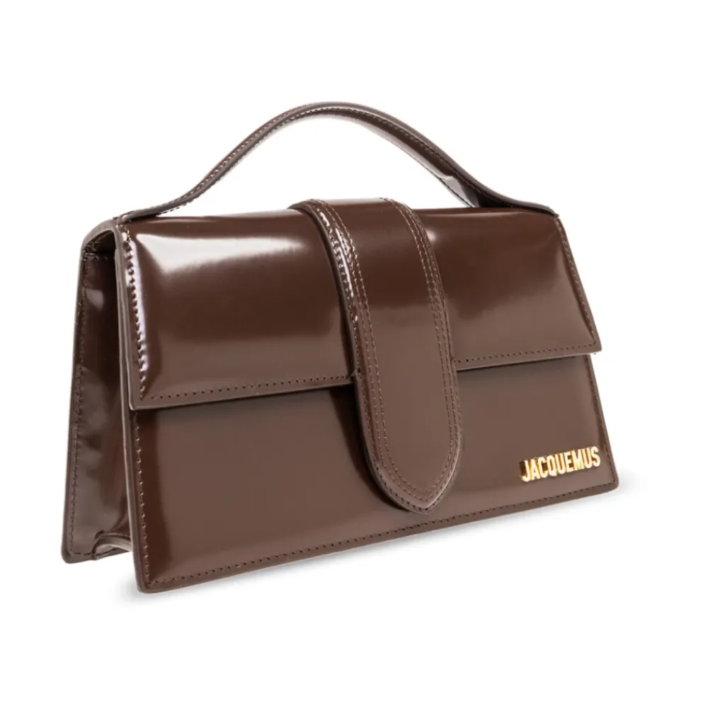 Skuldertasker<Jacquemus Den Store Bambino Taske Brun