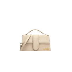 Skuldertasker^Jacquemus Den store Bambino taske Beige