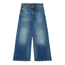 Underdele<Diesel Denim cinque tasche gamba palazzo Blå