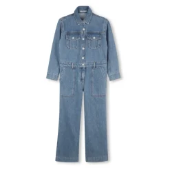Jumpsuits<Zadig & Voltaire Denim Jumpsuit med skjortekrave Blå
