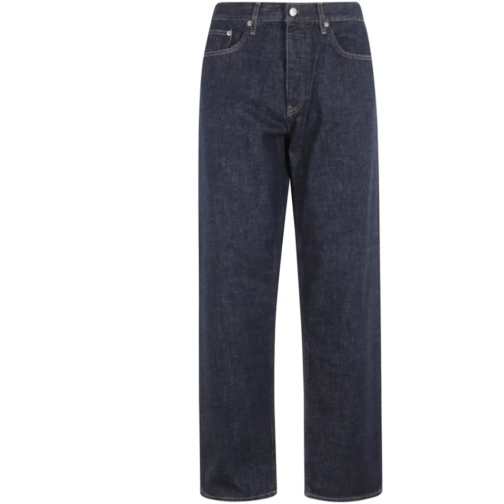 Jeans<Sunflower Denim Loose Fit Wide Leg Jeans Blå